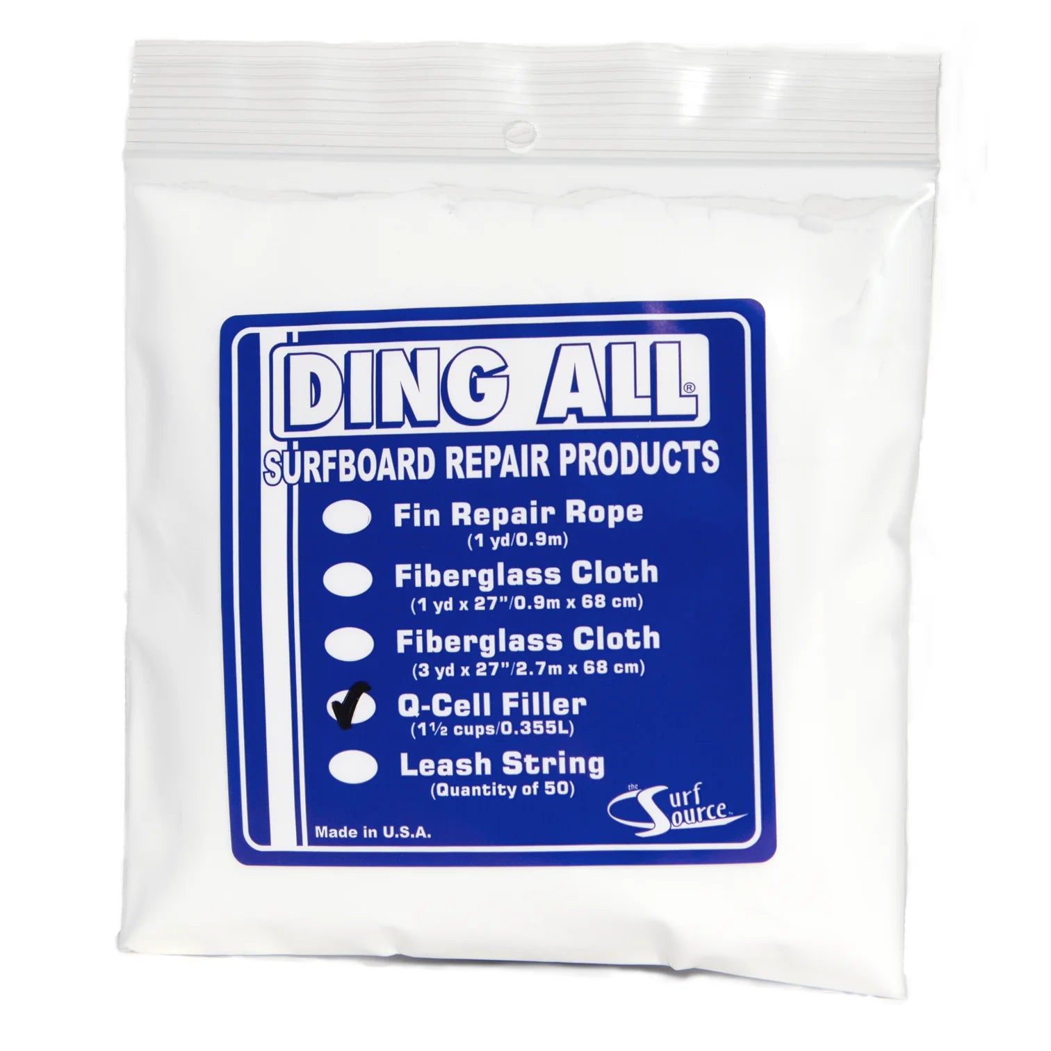 Q-Cell Filler - For Polyester and Epoxy Resin