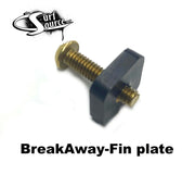 BreakAway fin plate and screw