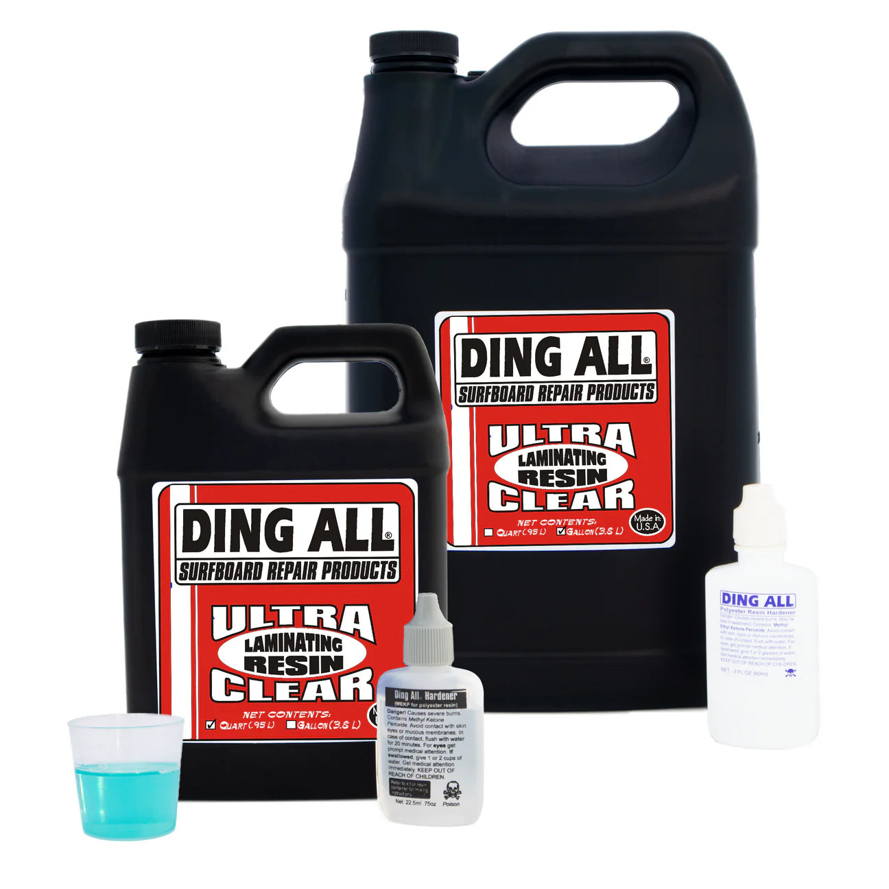 Ding All - Silmar Polyester Resin: LAMINATING (249A) comes with hardener