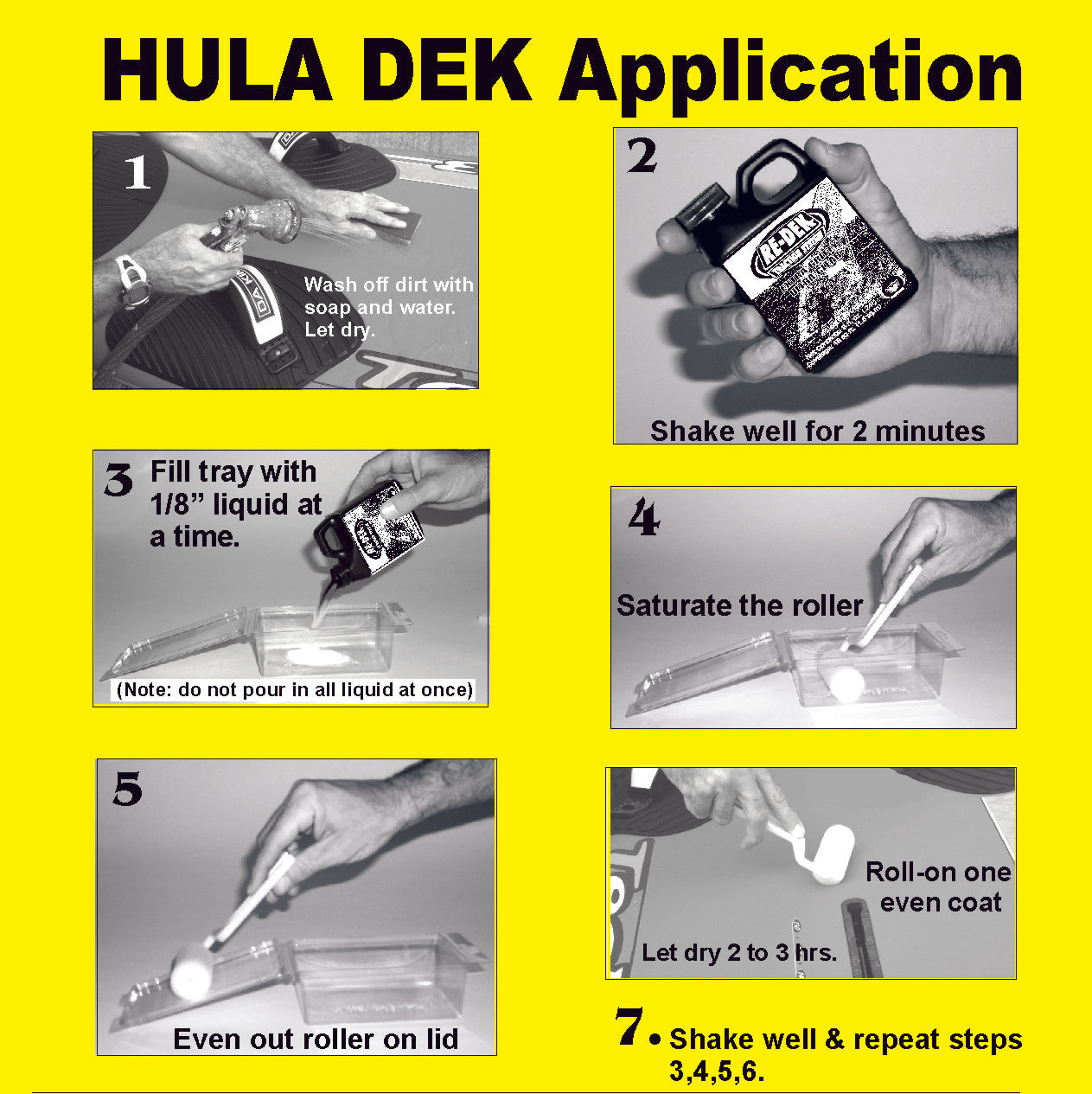 Hula Dek Roll-On traction kit