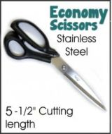 12” Stainless Scissors - Economy - 5.5 ” long cutting blade