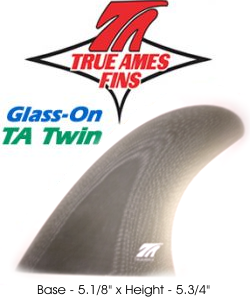 Glass On - True Ames TWIN Fin Set
