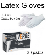 Verge Latex Exam Gloves