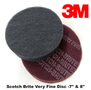 3M Scotch Brite - Very Fine 8 and 7 inch Disc