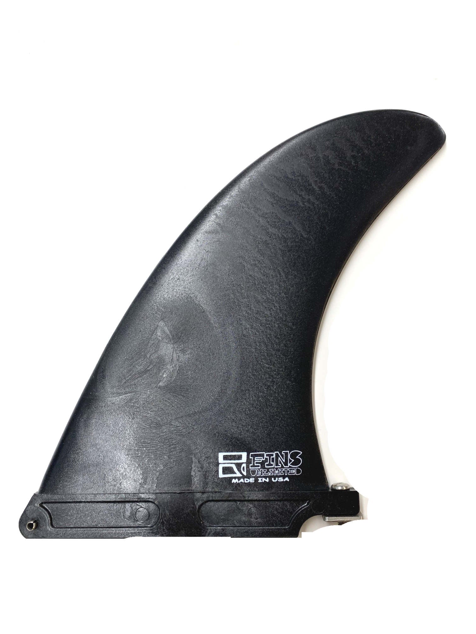 FINS UNLIMITED - 8" MOLDED W/PLATE N SCREW