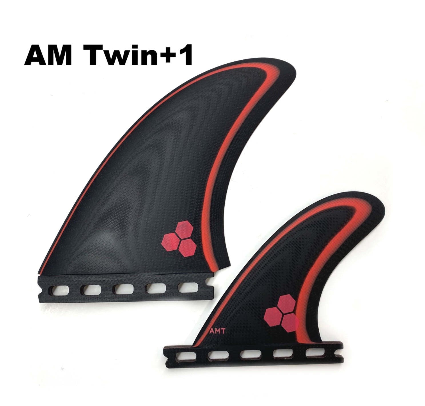 Shapers AM 1 Twin fin set with trailer