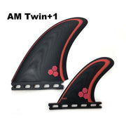 Shapers AM 1 Twin fin set with trailer