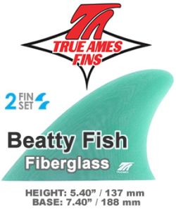 True Ames Glass-On Twin Set "BEATTY FISH" (fiberglass)