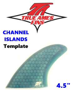 Glass on Fins: Tru Ames 4.5'' Channel Island Tri-Set (small)