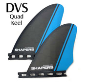 Shapers Glass/Foam DVS Quad Keel Fin Set