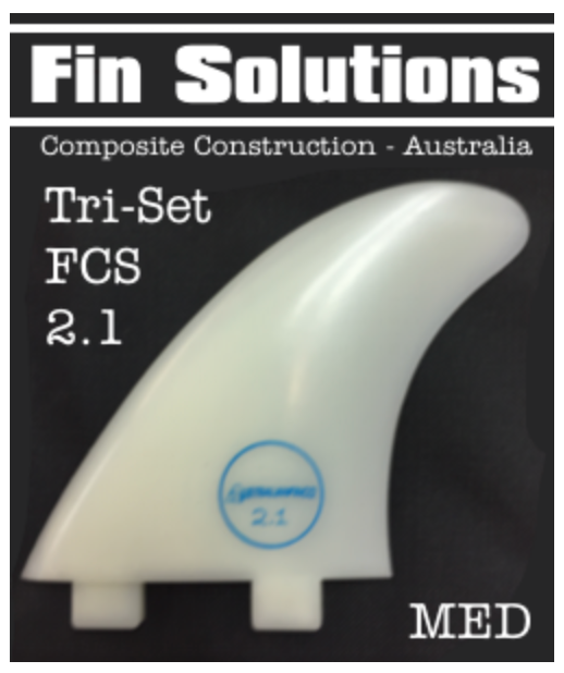 Fin Solutions Thruster Fin Set - K 2.1 FCS Twin Tab Base