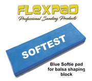 Flexpad Softie Blue Pad for Balsa Shaping Block