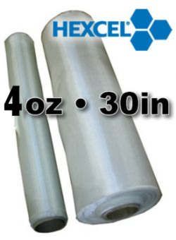 Fiberglass Cloth Hexcel- 4oz x 30'' Wide