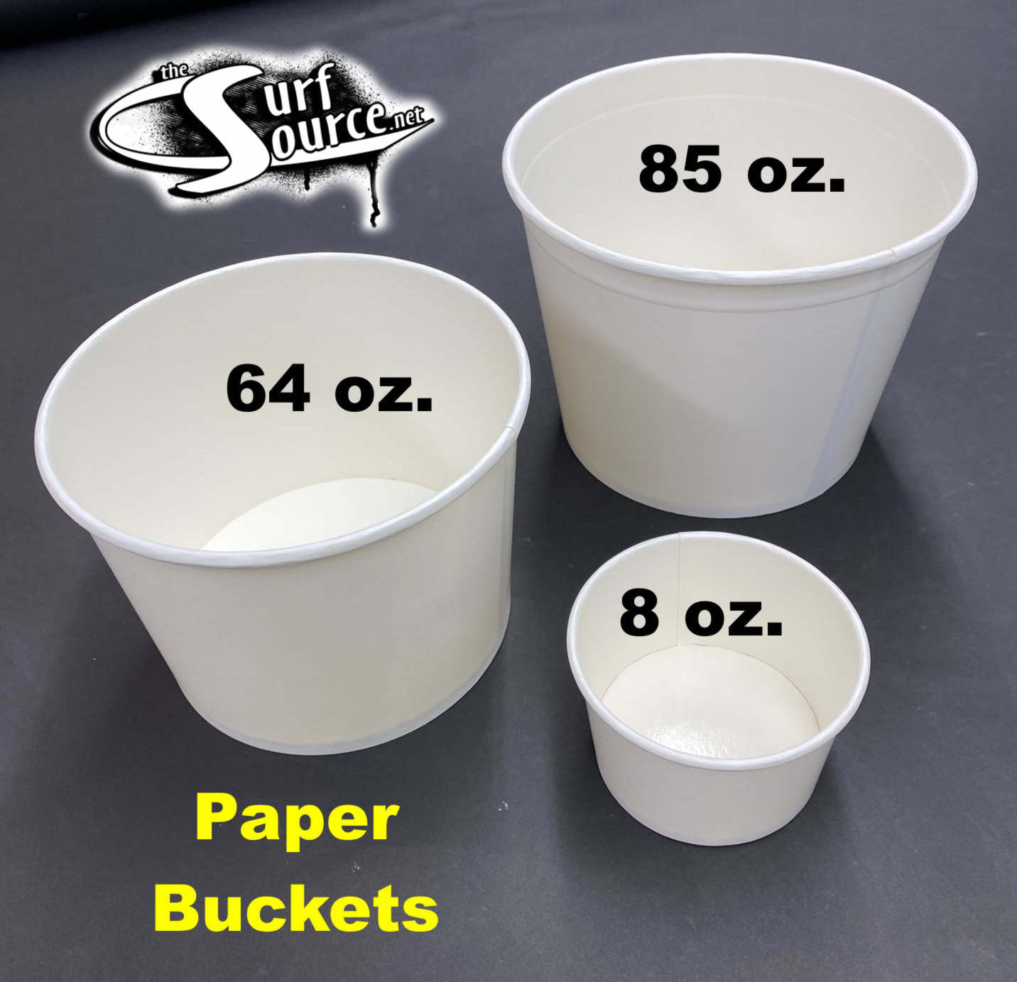 Paper Mixing Buckets