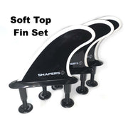 Shapers - Soft Top Surfboard Tri Fin Set