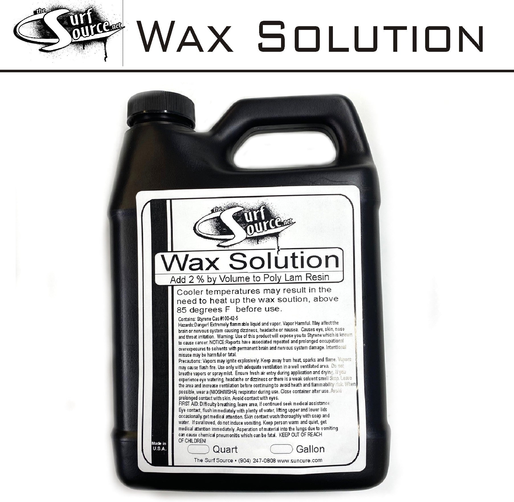 SS Wax Solution for Polyester Resin