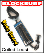 BlockSurf Coiled Bodyboard Leash