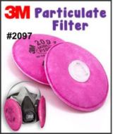3M Respirator -  2097 Particulate Filter (Pair)