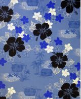 Hawaiian Surfboard Fabric Inlay - Blue EE
