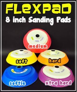 Flexpad Surfboard Sanding Pads 8 Diameter — Greenlight Surf Co.