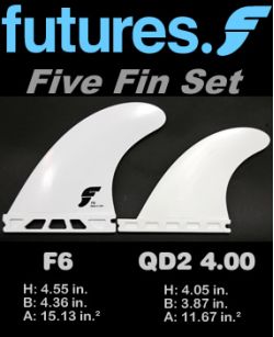 Futures F6 Five Fin Set