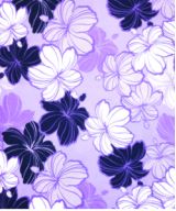 Hawaiian Surfboard Fabric Inlay - Purple BB