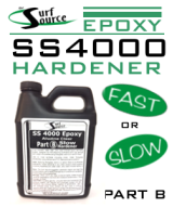 SS4000 Epoxy Hardener Part B Aluzine Clear - Quart