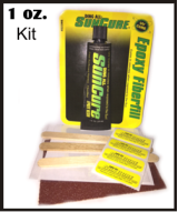 SunCure Mini Epoxy Fiberfill Ding Repair Kit 1 oz