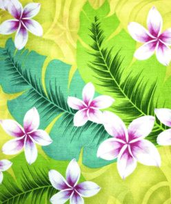 Hawaiian Surfboard Fabric Inlay - Yellow AA